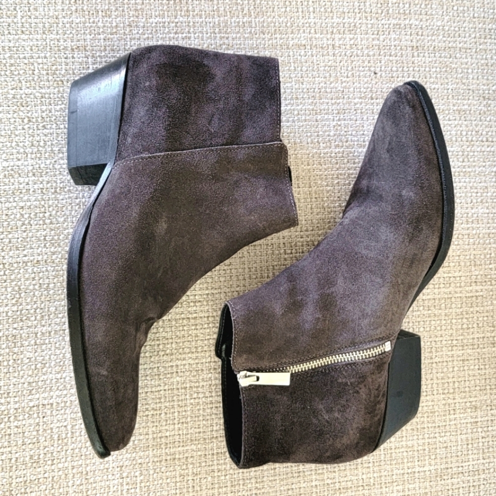Thursday Boot Company Downtown Suede Bootie I'm Grey